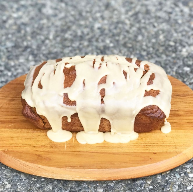 Best Ever Pumpkin Bread {with brown butter icing} by Rumbly in my Tumbly