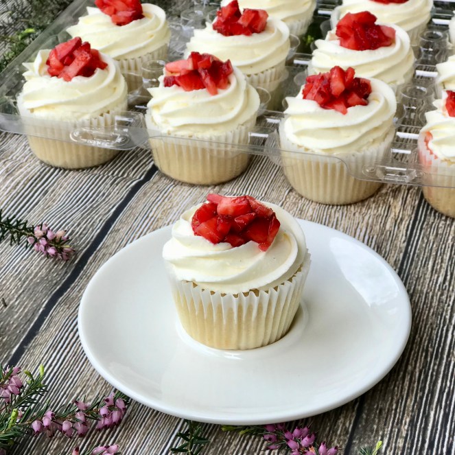 Strawberry Short-Cupcakes