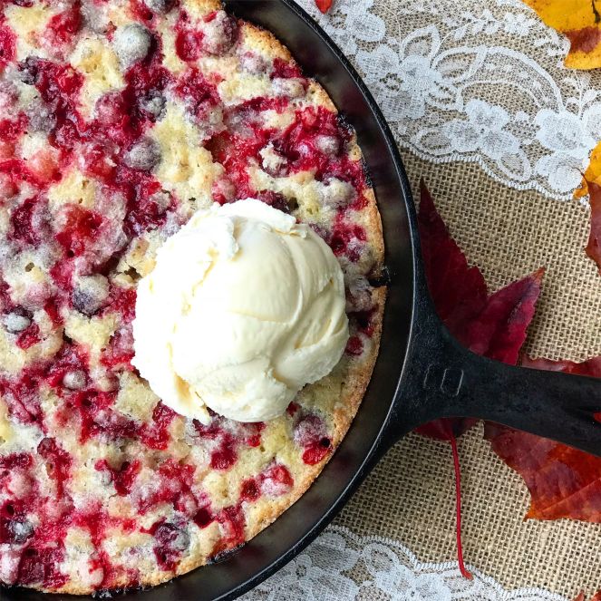 Crustless Cranberry Pie (rumbly in my tumbly)