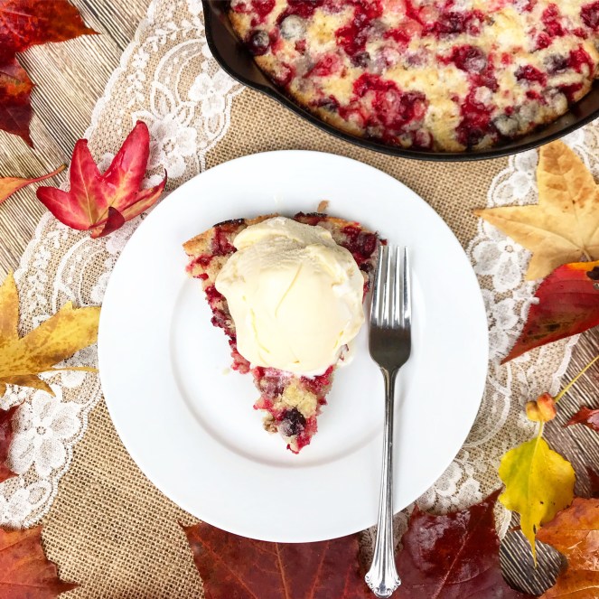 Crustless Cranberry Pie (rumbly in my tumbly)