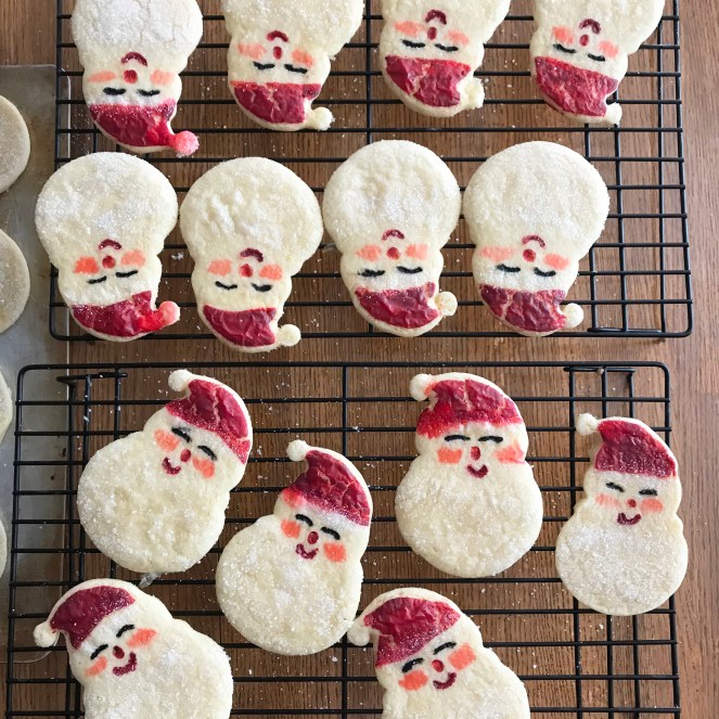Retro Santa Sugar Cookies